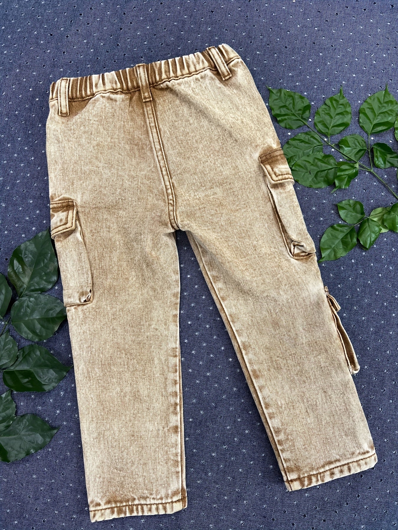 👖 Vintage Cargo Jeans for Little Girls