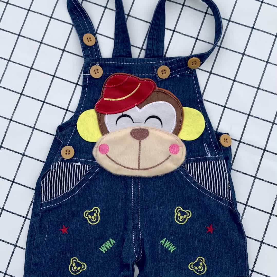 🐒 Monkey & Bear Bib Overalls 🍂