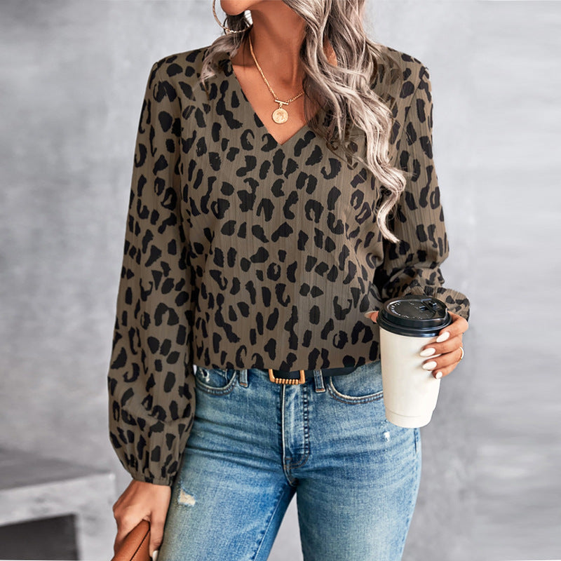 For Temperament Elegant V-neck Shirt Top