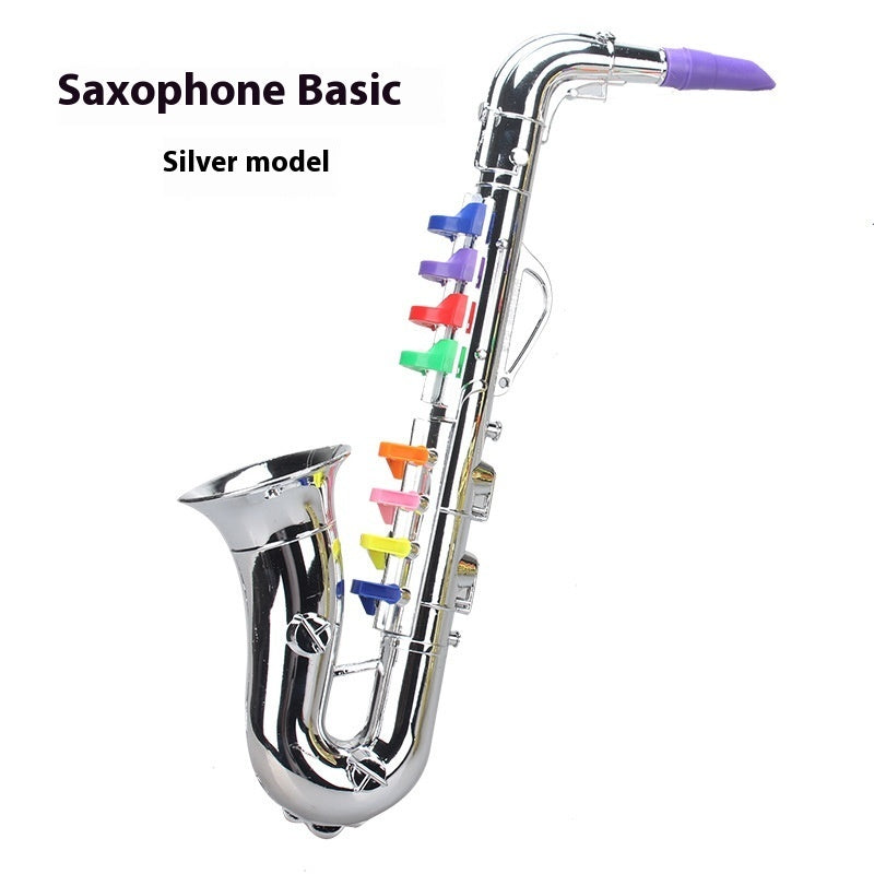 Children's Simulation Musical Instrument Toy Eight-tone Saxophone Four-tone Horn Band Simulation Toy Music Equipment