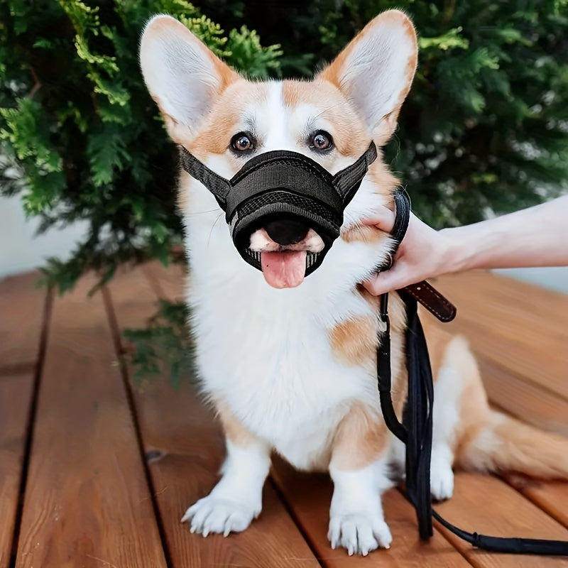 🚀 Bark Guard: Breathable Dog Muzzle 🐶