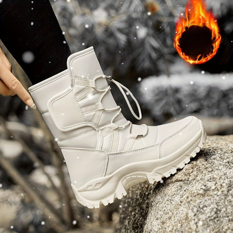 Women's Mid-Calf Waterproof Thermal Snow Boots ❄️