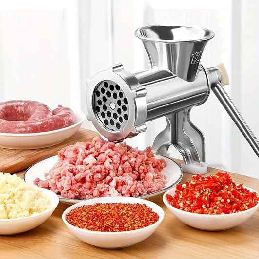 Versatile Manual Meat Grinder & Sausage Maker