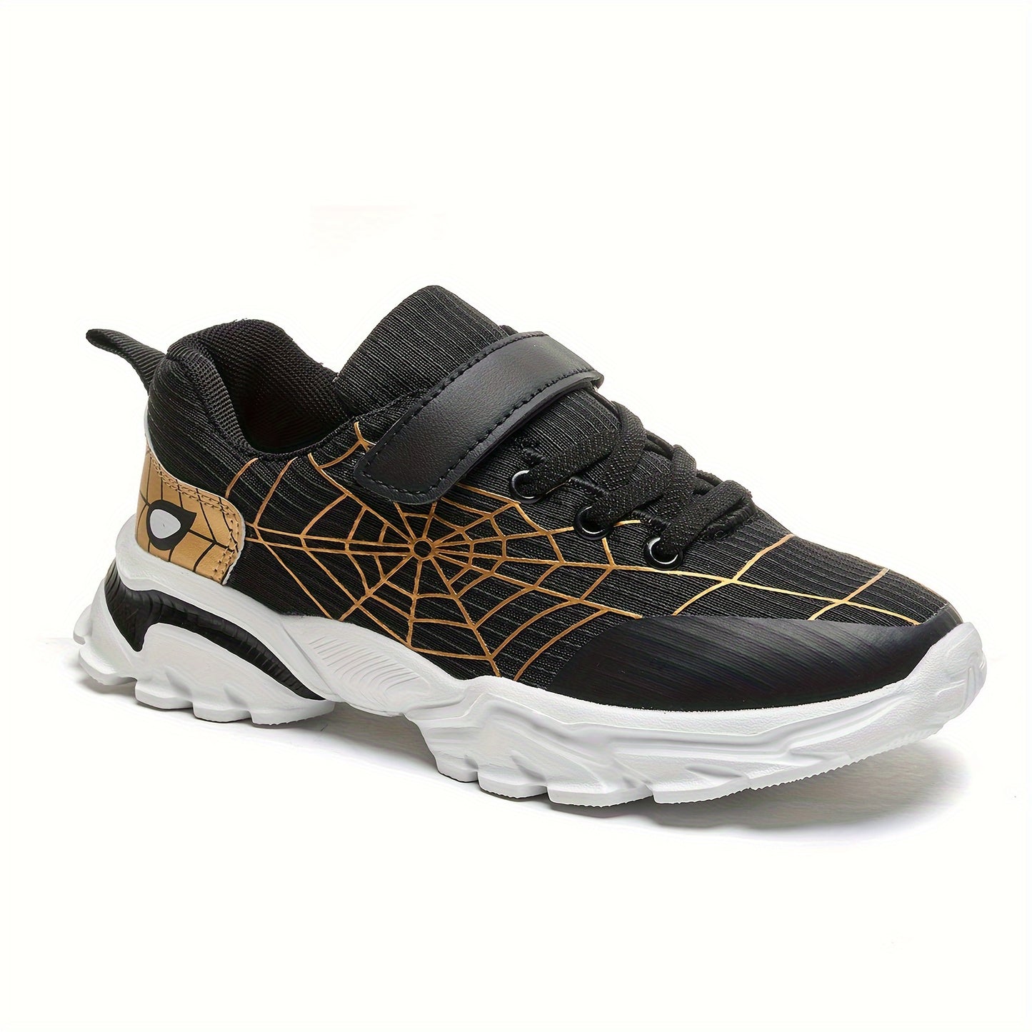 🕷️ Spider Web Athletic Sneakers for Kids