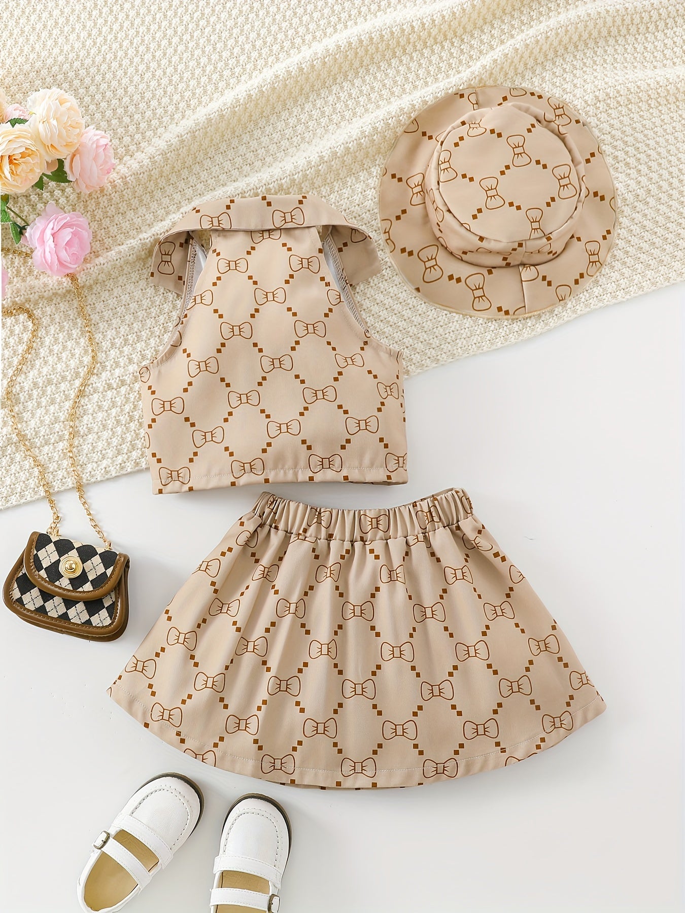 👗 Sweet Bows 3-Piece Set 🎀