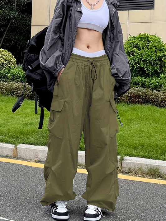 Y2K Draped Cargo Pants