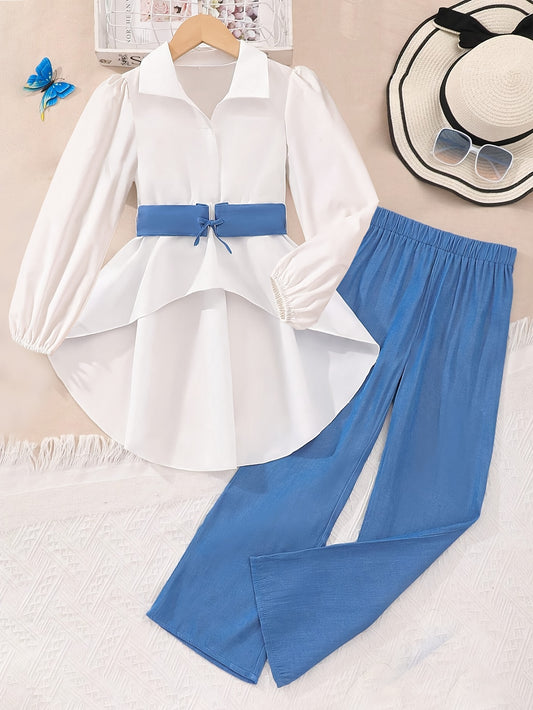 👗 2-Piece Elegant Girls' Outfit Set 🌸