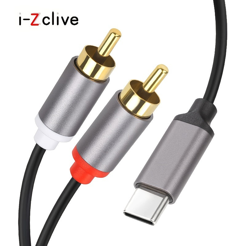 🎶 HiFi Connect Type-C to 2RCA Audio Cable 🔗