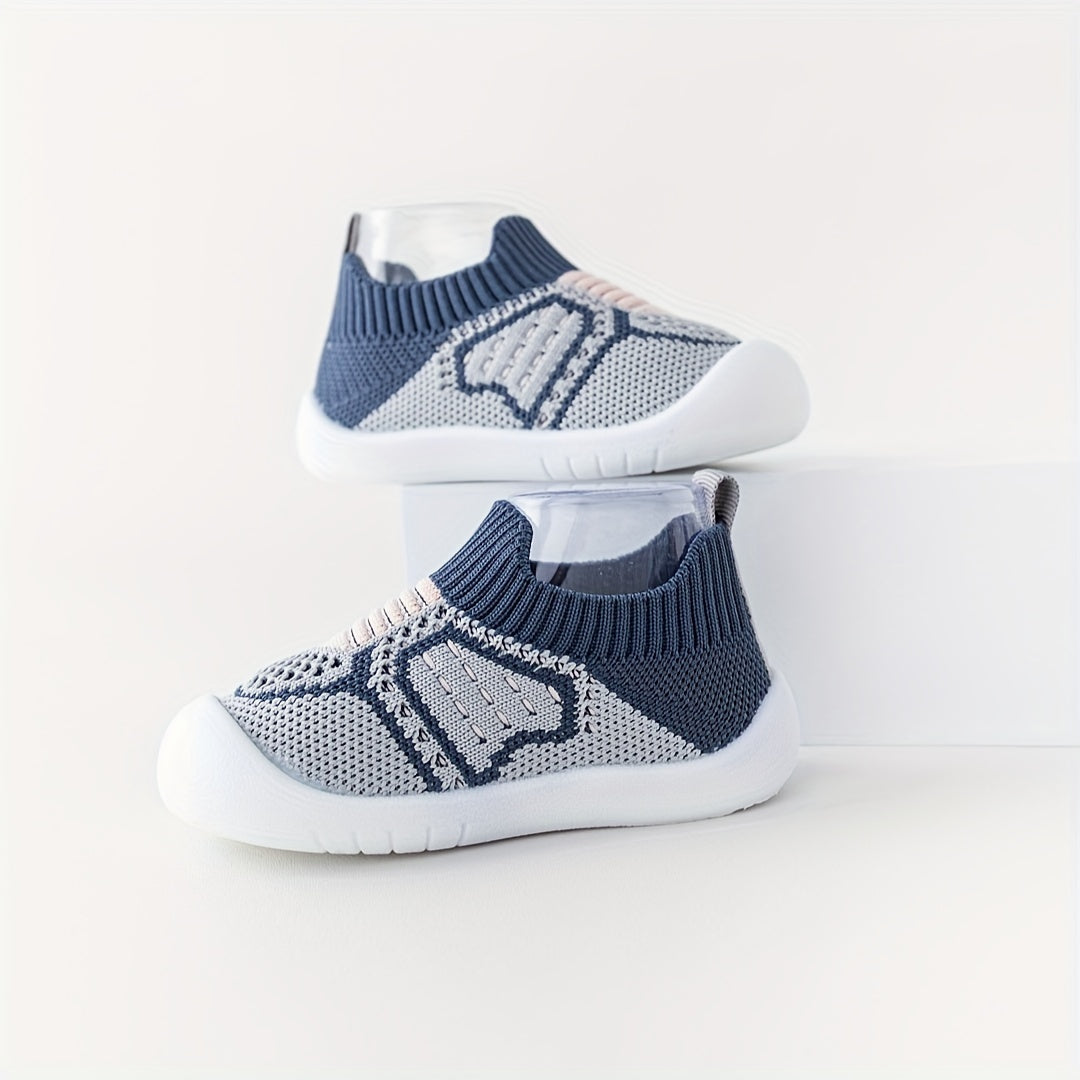 🧦 Trendy Slip-On Sock Shoes for Baby Boys