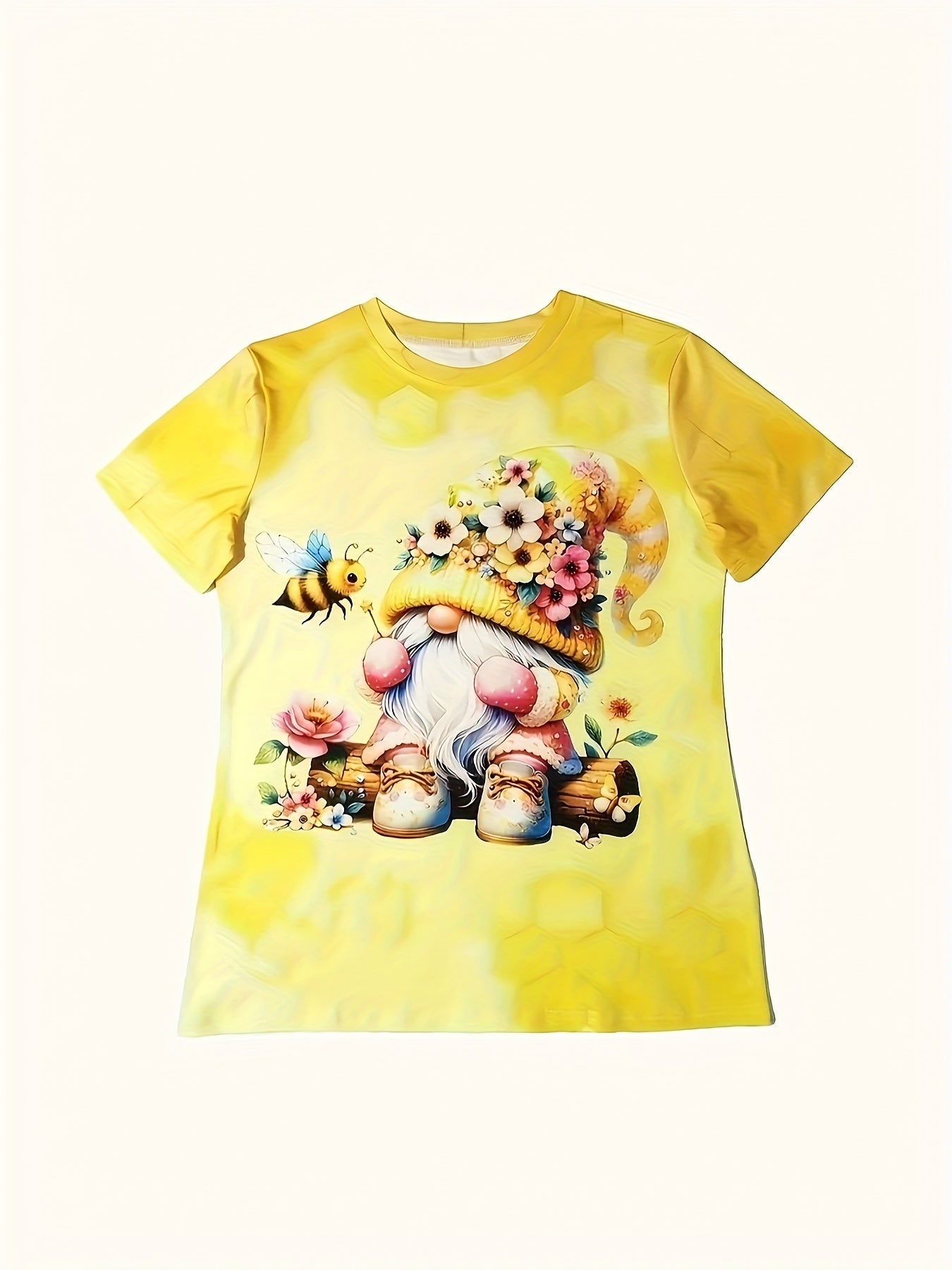 Gnome & Bee Bliss Tee 🐝🌼