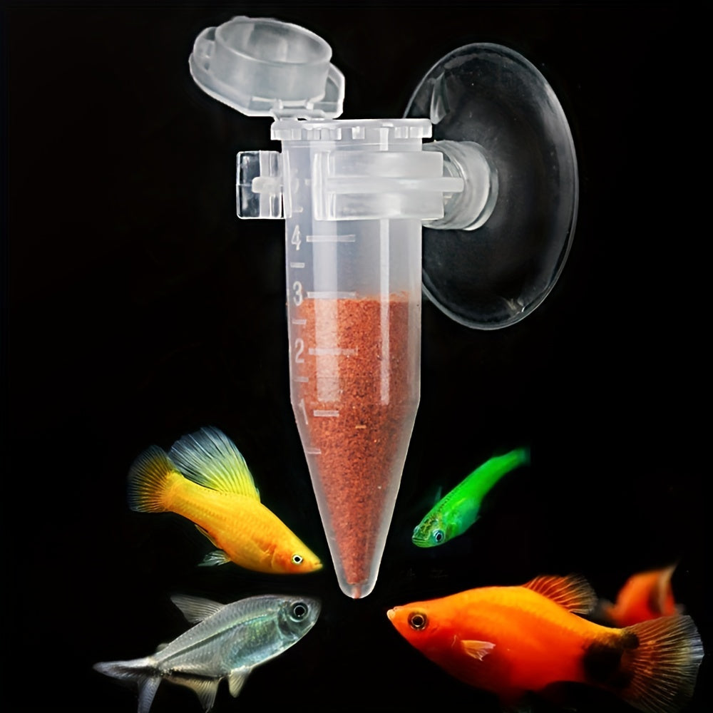 🍤 Aqua Feast Feeders: Small Fish & Shrimp Suction Cup Set 🐟