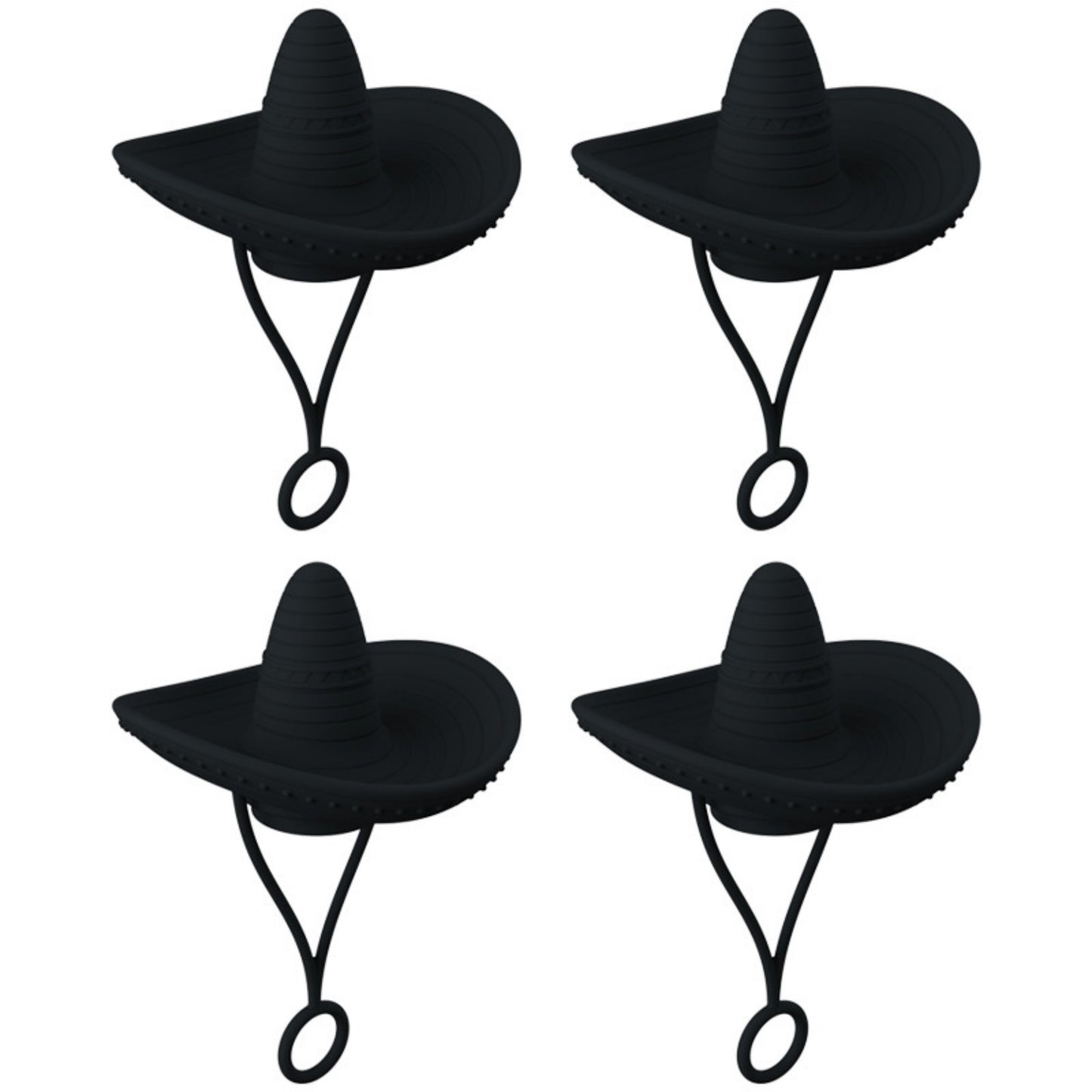 New Style Straw Covers Cap Novelty Sturdy Straw Toppers Reusable Cowboy Hat Shaped For Camping Home Hiking Picnic Kitchen