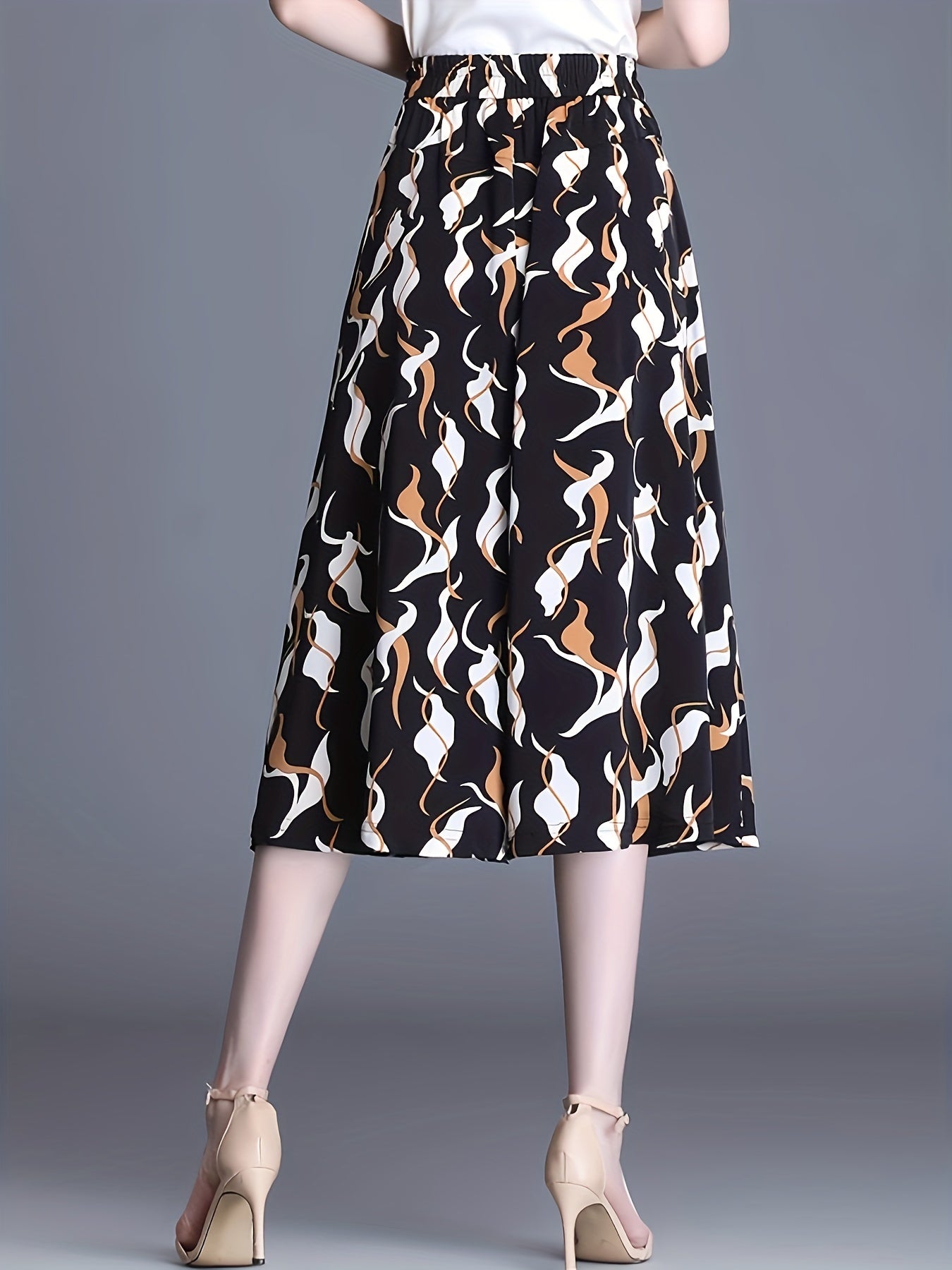 Geometric Print Culottes