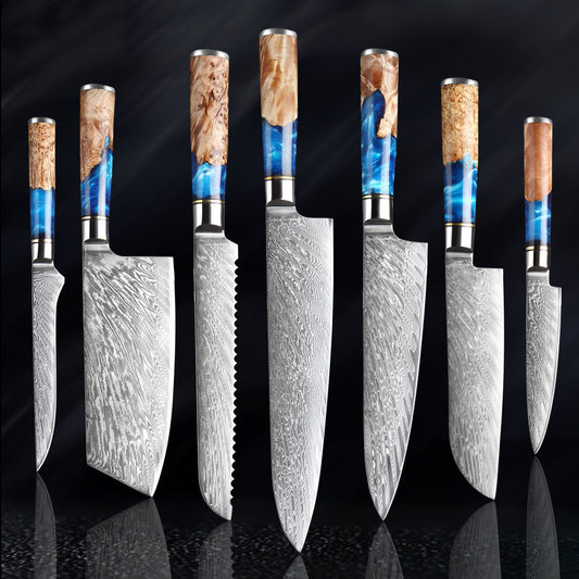 Culinary Edge Knife Set: Chef's Knife and Meat Chopping Knife for Masterful Cooking