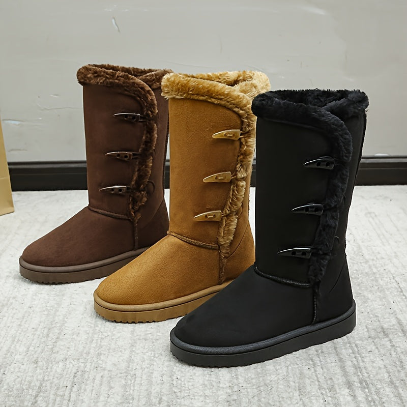 Women's Waterproof Long Snow Boots 🌨️