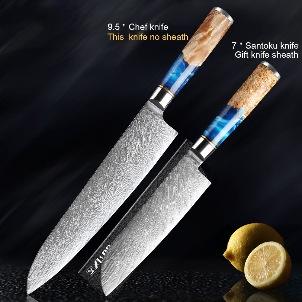 Culinary Edge Knife Set: Chef's Knife and Meat Chopping Knife for Masterful Cooking