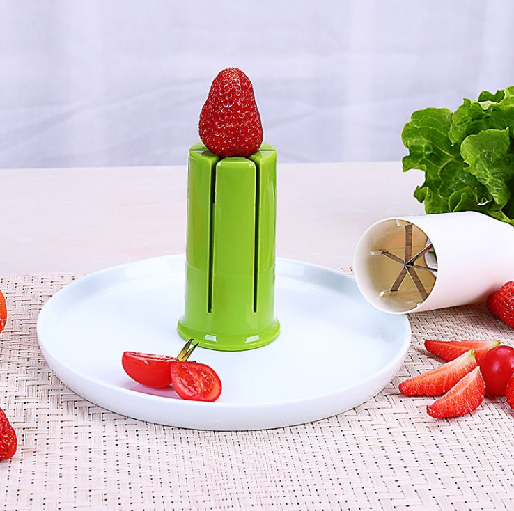 "Slice Master Fruit and Vegetable Divider Set: Creative Kitchen Gadget for Easy Food Prep