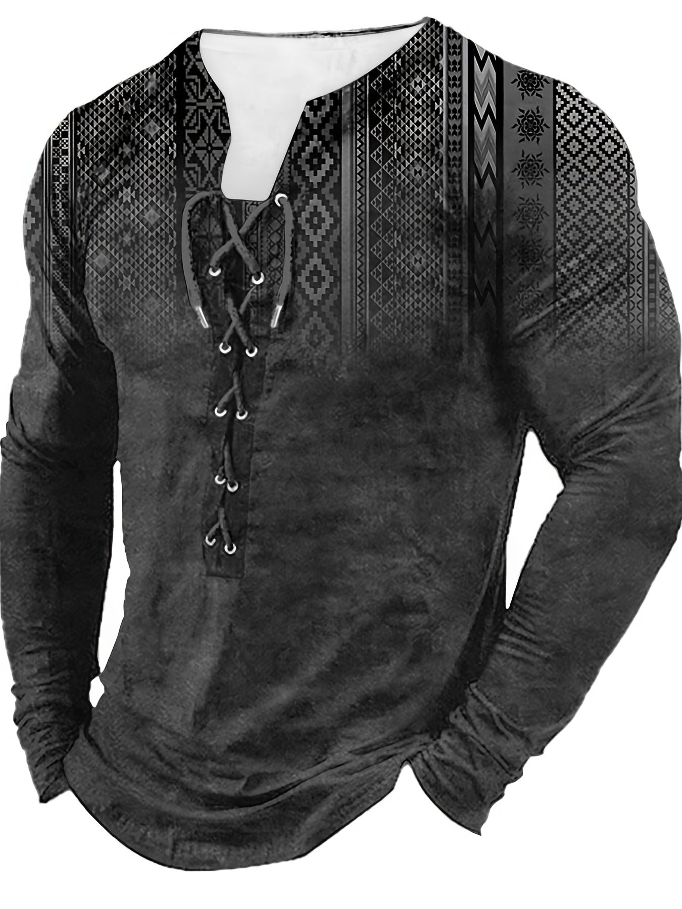 Bohemian Vintage Henley Tee