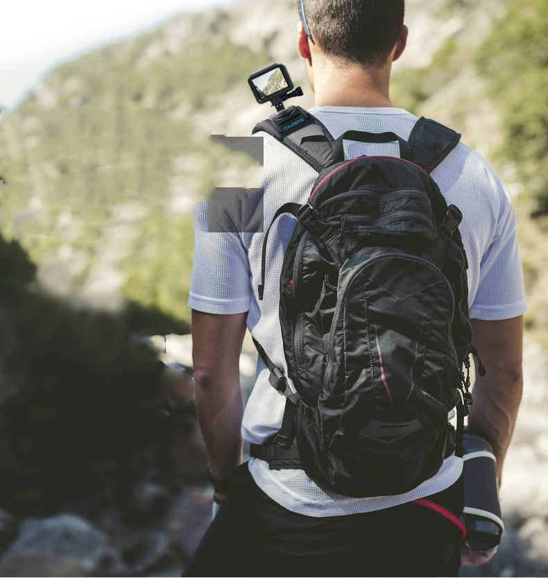 Camera backpack clip holder