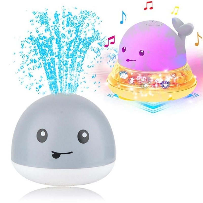 Whale Wash Baby Electric Induction Bath Toy: Fun Spray Companion for Bath time Bliss