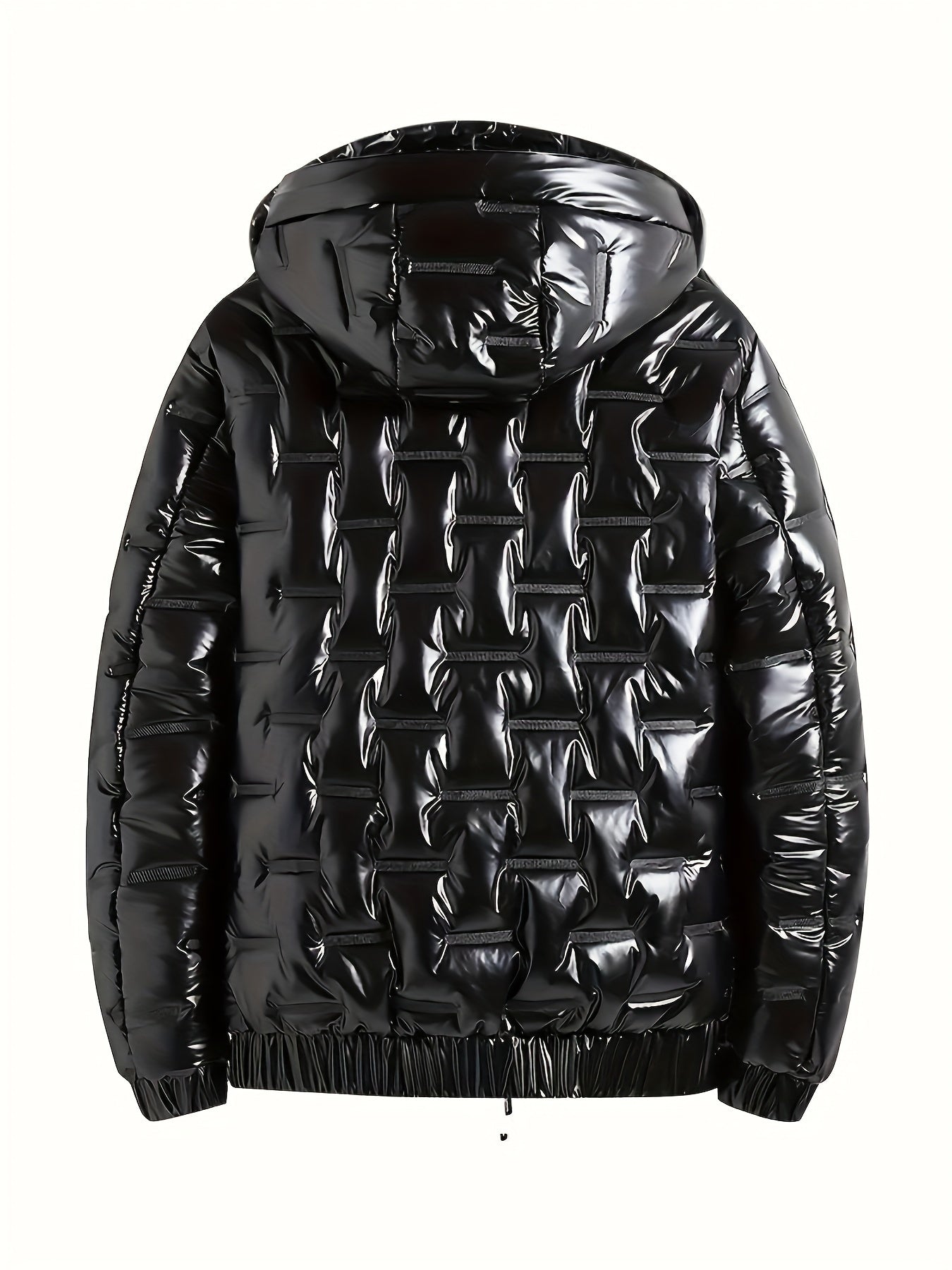 Name: Urban Glare Shiny Puffer Jacket 🌆🔥