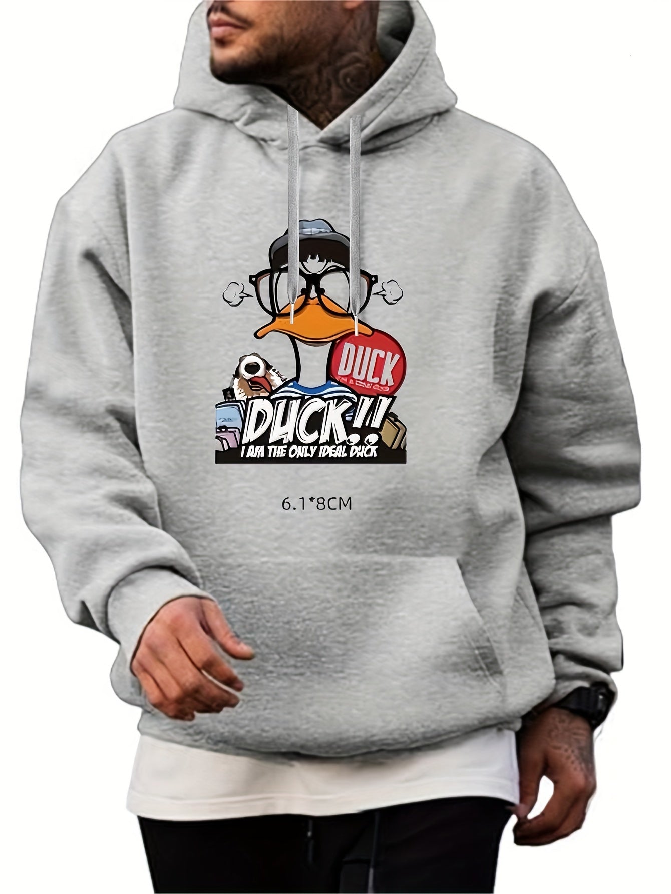 Cartoon Chill Hooded Sweatshirt