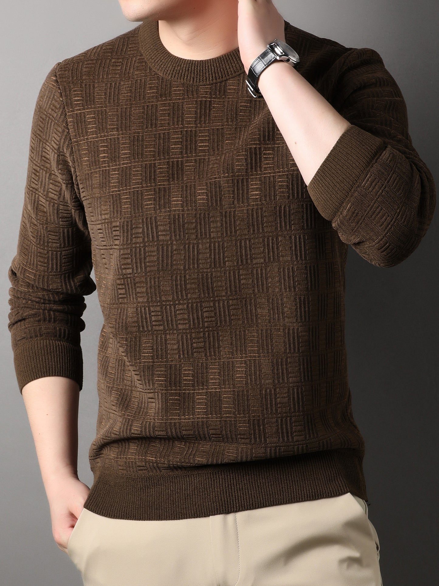 ❄️ Winter Men's Casual Thick Base Sweater 🧥