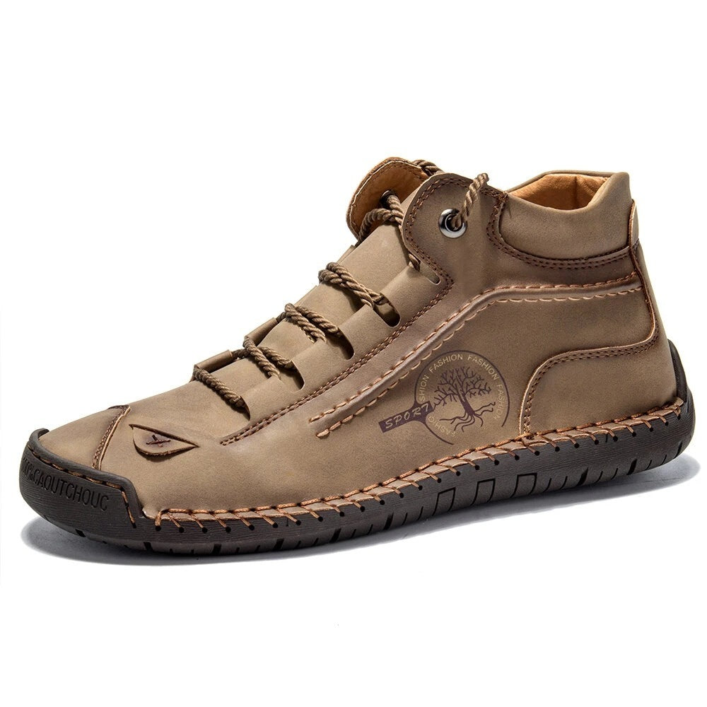 New Men's Martin Noots Hand Stitched Outdoor Short Boots