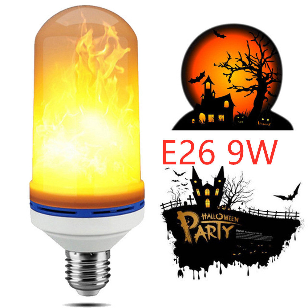 Flame Glow LED Bulb: Simulation Flame Light with Three Gear Adjustment for Ambiance Enhancement