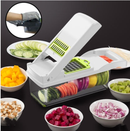 Veggie Master Kitchen Multi-Function Vegetable Cutting Artifact: Perfect for Dicing Fruit and Shredding Potatoes