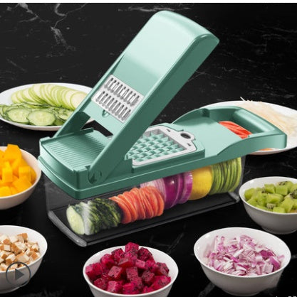 Veggie Master Kitchen Multi-Function Vegetable Cutting Artifact: Perfect for Dicing Fruit and Shredding Potatoes