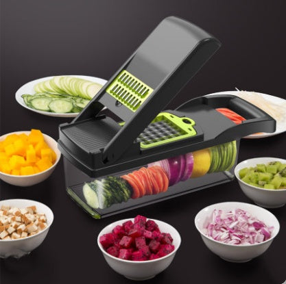 Veggie Master Kitchen Multi-Function Vegetable Cutting Artifact: Perfect for Dicing Fruit and Shredding Potatoes