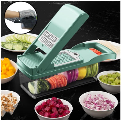 Veggie Master Kitchen Multi-Function Vegetable Cutting Artifact: Perfect for Dicing Fruit and Shredding Potatoes