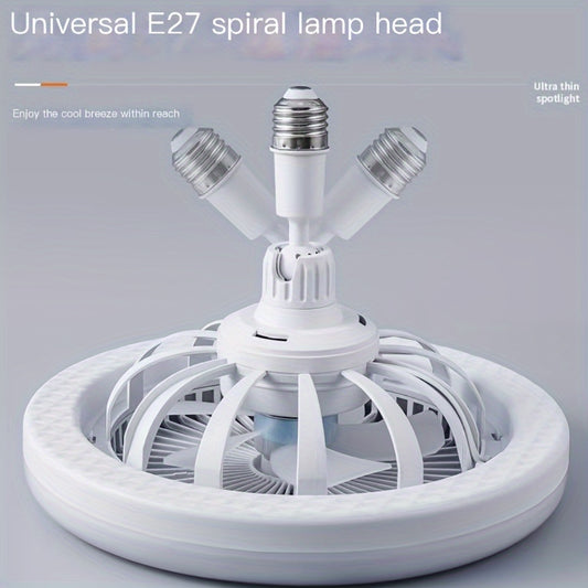 E27 Socket Ceiling Light with Fan & Aromatherapy