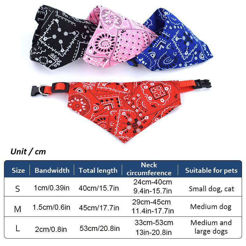 🐾 Paw Chic Reversible Dog Bandanas 💫