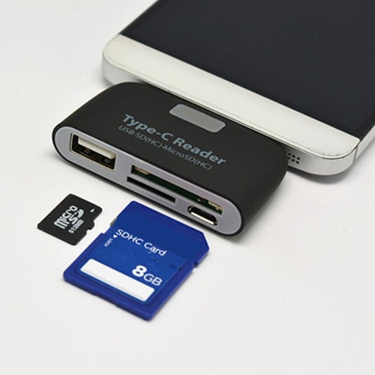 Smart Hub 4-in-1 OTG Card Reader & Adapter