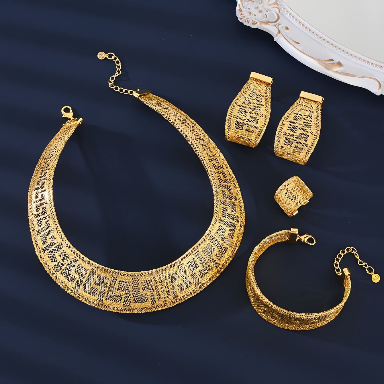 MEIZ Luxurious 5-Piece Jewelry Set for Women 💖