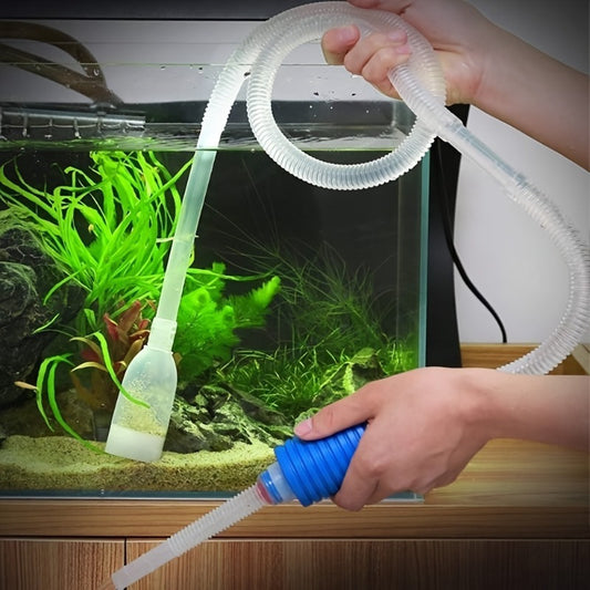 🌊 Aqua Sweep Siphon: Quick Water & Gravel Cleaner 🧼