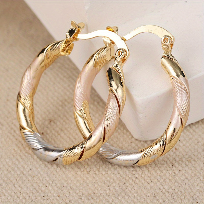 Classic Elegance Round Hoop Earrings ✨💖