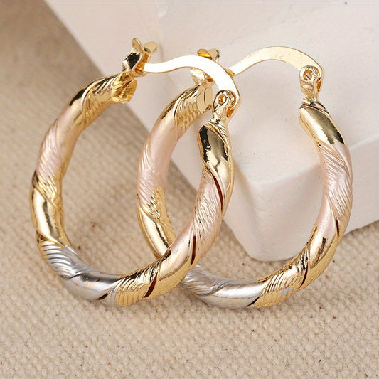 Classic Elegance Round Hoop Earrings ✨💖