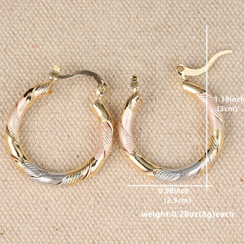 Classic Elegance Round Hoop Earrings ✨💖