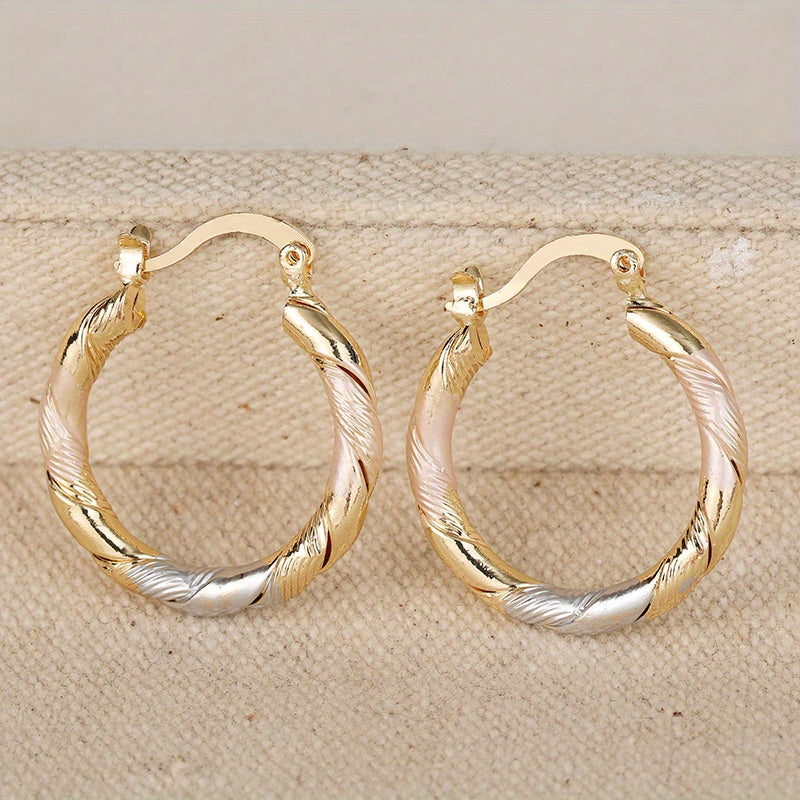 Classic Elegance Round Hoop Earrings ✨💖