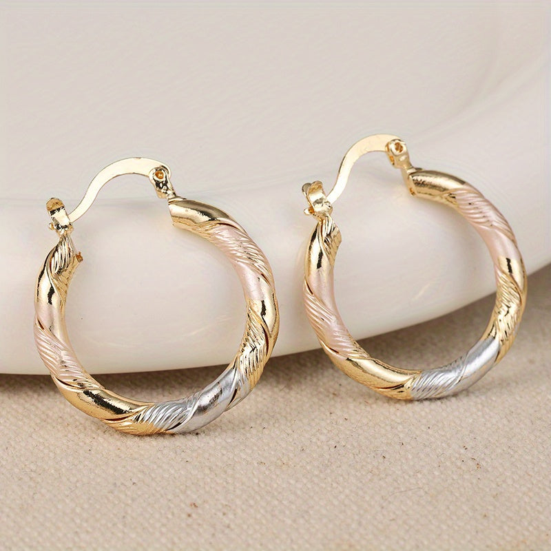 Classic Elegance Round Hoop Earrings ✨💖