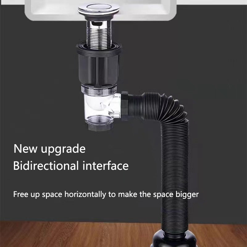 Flex Flow Universal Sink Drain Pipe Set