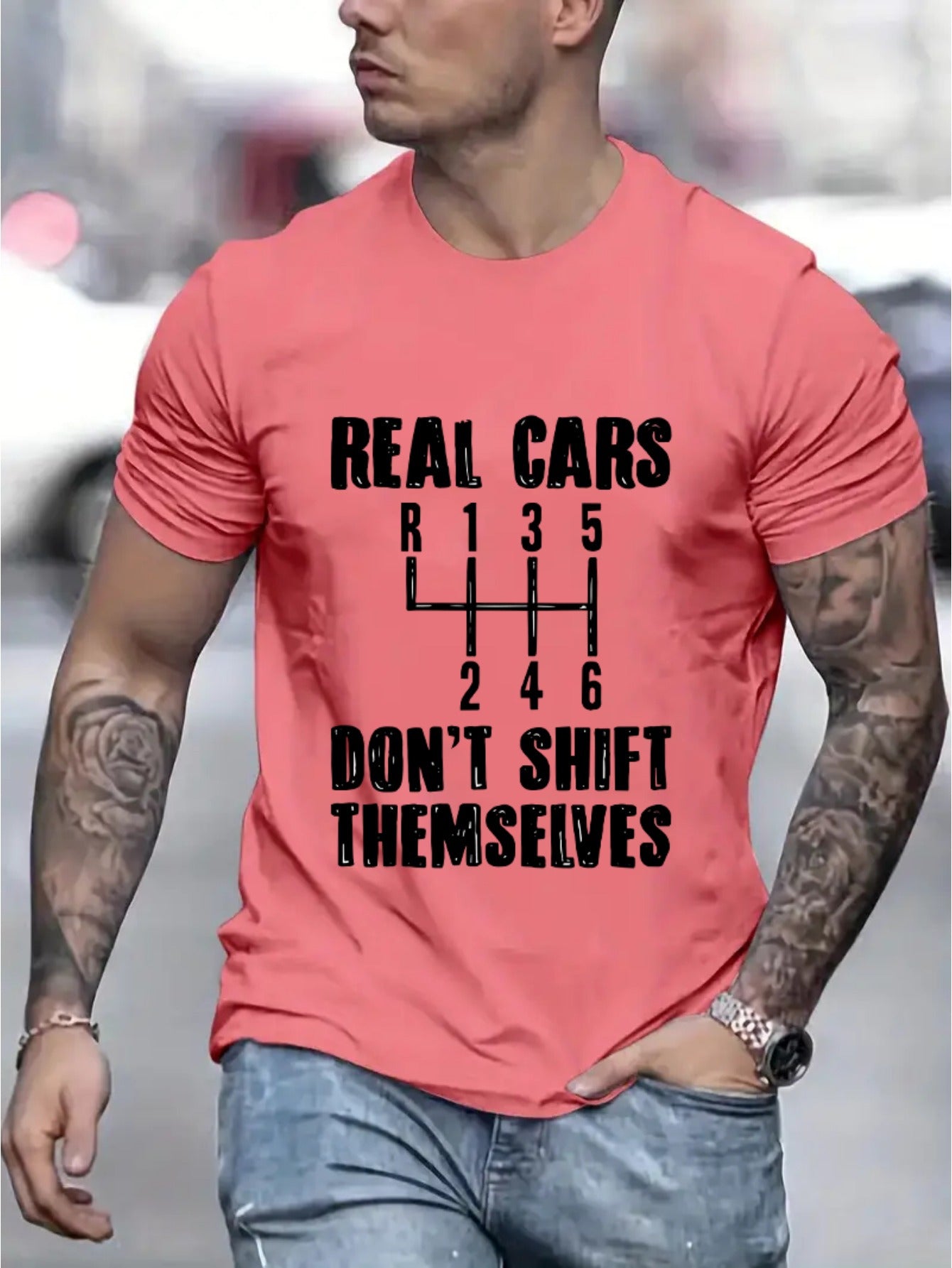 Real Cars Don’t Shift Themselves Tee