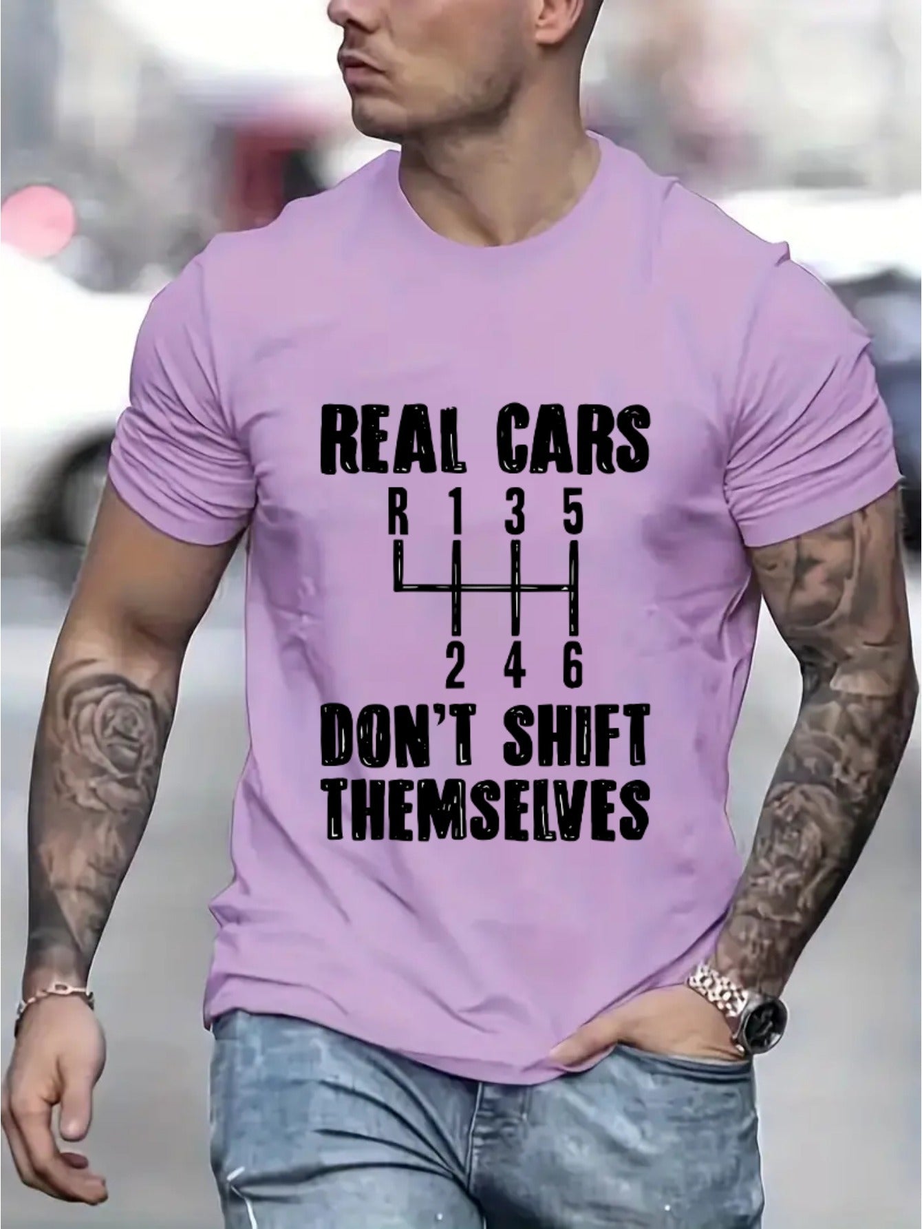 Real Cars Don’t Shift Themselves Tee