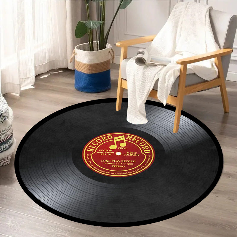 🎵 Groove Sphere Soft Round Rug 🎵