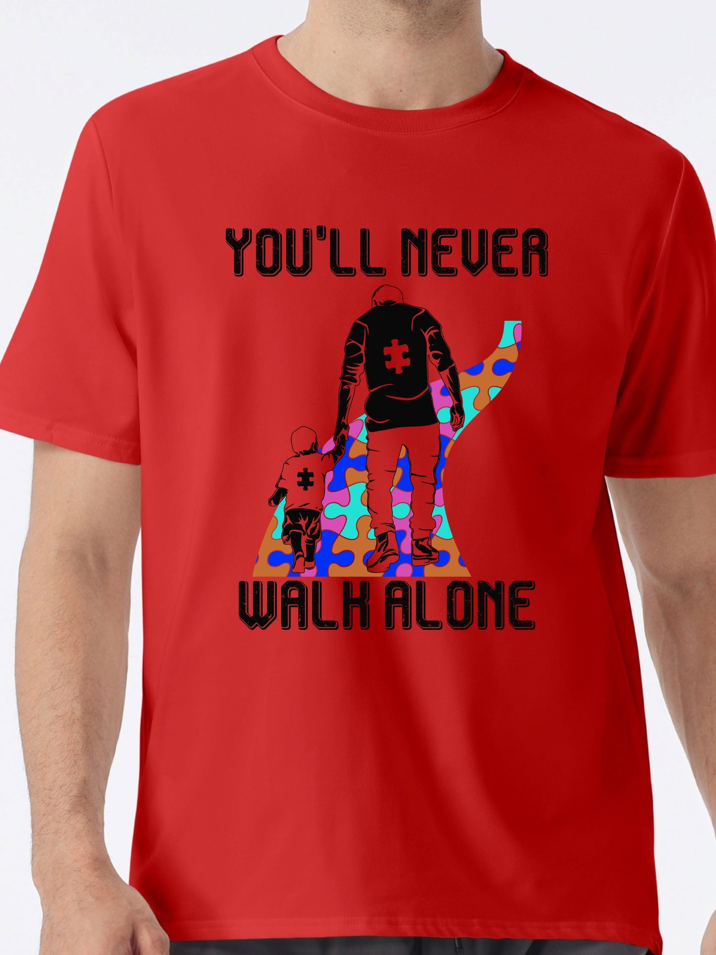 🔴 "Never Walk Alone" Men's Tee 🔴