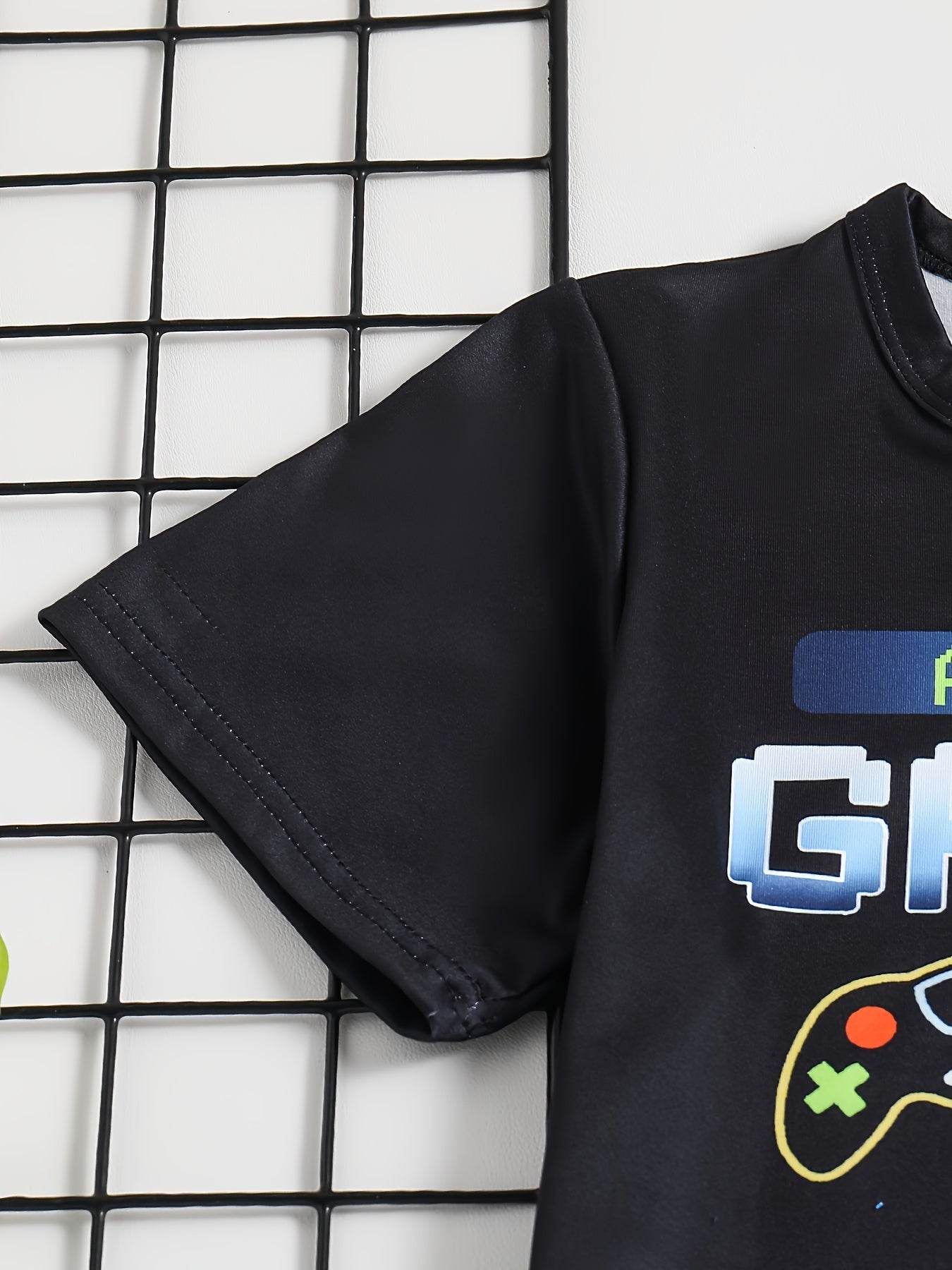 🎮👕 Boys' Game Console Pajama Set - Ultimate Summer Comfort & Fun! 🎮👕