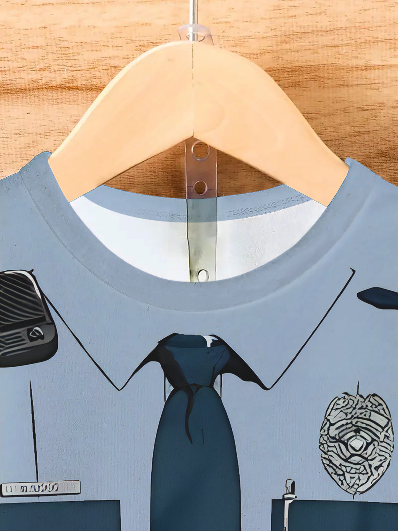 🚔 "Officer Style" 3D Police Uniform T-shirt 👕